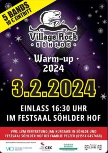 Village Rock Festival in Hildesheim/Söhlde - Warm Up für das Jahr 2024